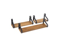 Półki loft zest.3 elementowy 43/33/23 cm