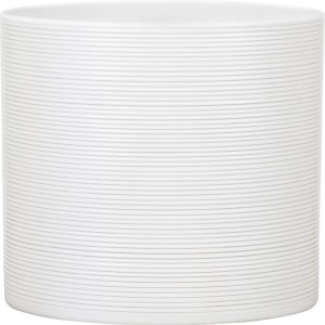 Scheurich Osłonka 828, Ø 19 cm, Panna, ceramiczna z drobnymi rowkami, do wnętrz.