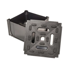 ACO Self Hexaline 2.0 czarny element narożny do złączek kanałowych, kąty 90/180/270 stopni.