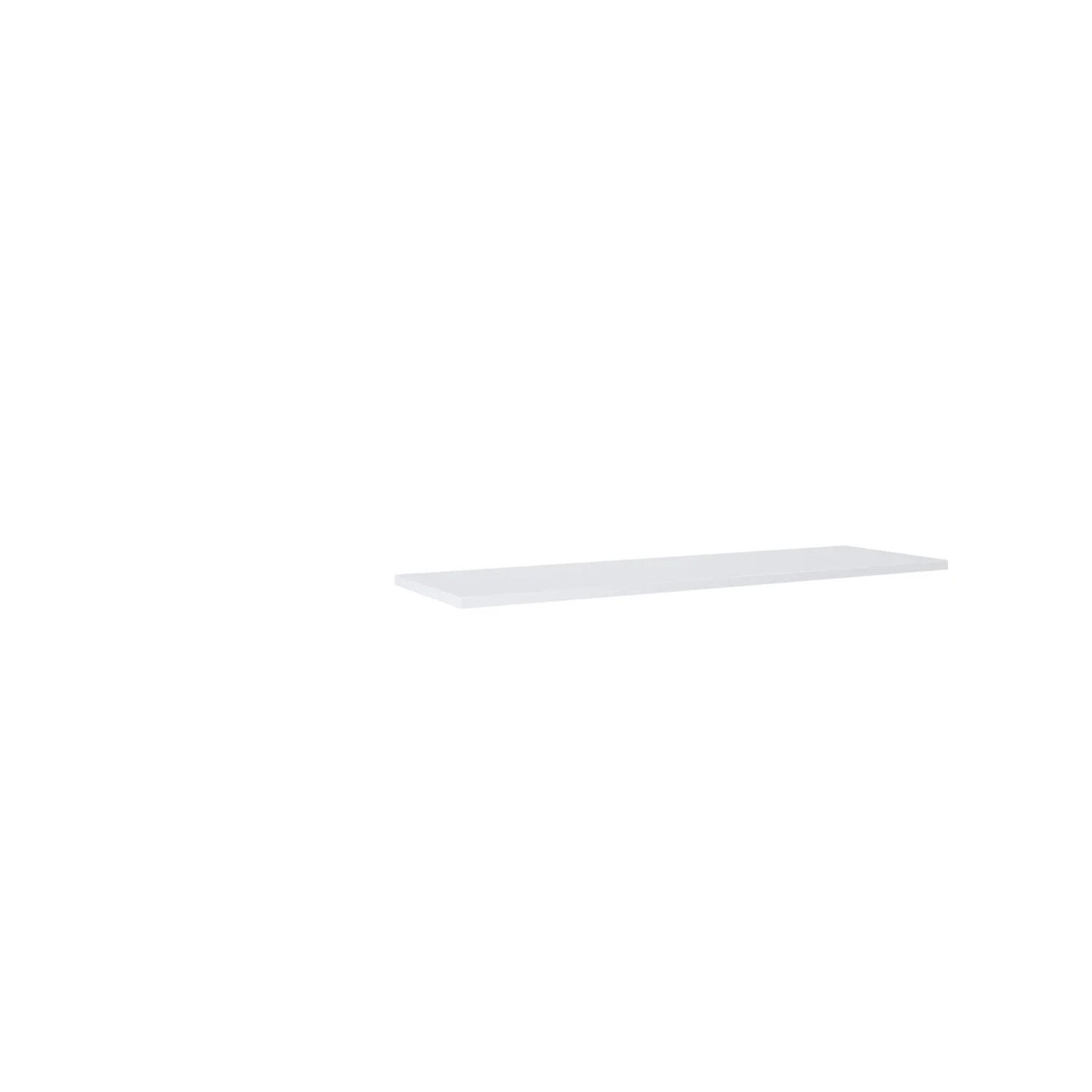 Blat MDF PCV white hg 160 x 46 x 2,8 cm