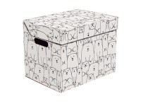 Erkar-Opakowania Pudełko ONE Misie 34 cm x 25 cm x 26 cm