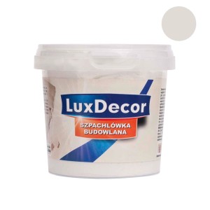 Wiadro gładzi szpachlowej LuxDecor do ścian i sufitów, kolor biały.