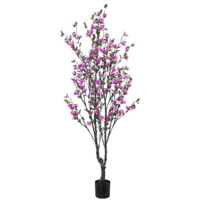 Magnolia kwitnąca drzewko sztuczne - wys. 200 cm