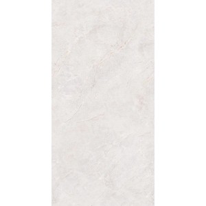 Jasna płytka podłogowa z efektem marmuru, idealna do stylowych wnętrz.