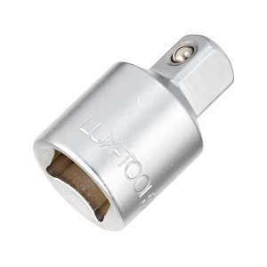 Reduktor LUX 12,5 mm na 10 mm ze stali chromowo-wanadowej do grzechotek.