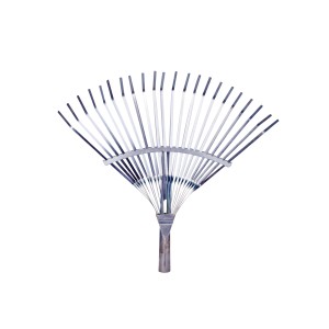 Grabie do liści LUX, regulowane od 32,5 cm do 54 cm, do prac ogrodowych i usuwania liści.