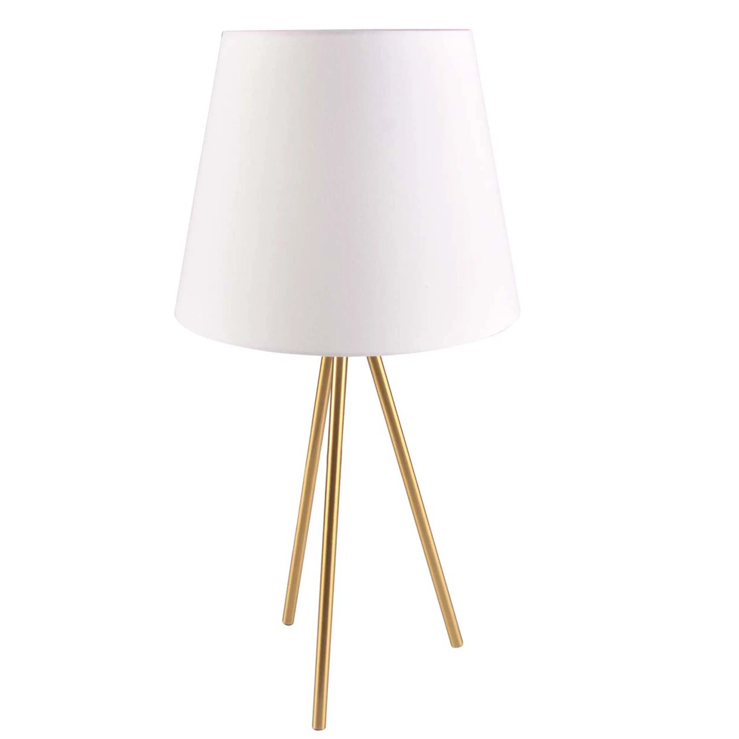 Goldlux Lampa stołowa ELENA 1xE27 20W LED biało-złota