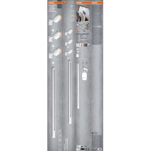 Osram Zestaw szynowy 3xGU10 max. 6W LED 1m biały