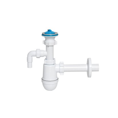 Tycner Syfon umywalkowy z wyjściem na pralkę/zmywarkę, 1 1/4x32mm