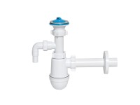 Tycner Syfon umywalkowy z wyjściem na pralkę/zmywarkę, 1 1/4x32mm