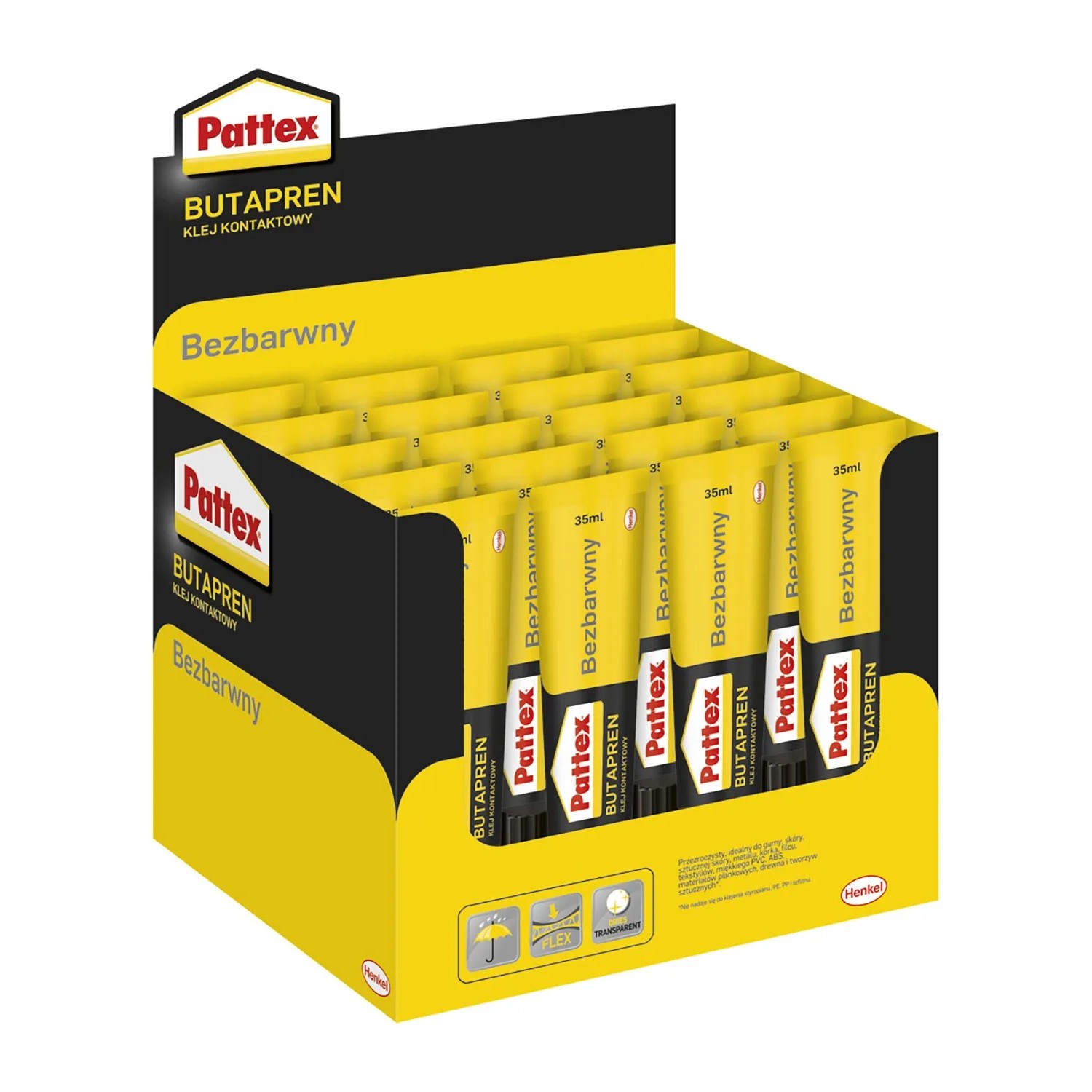 Pattex Klej kontaktowy Butapren transparentny 35 ml