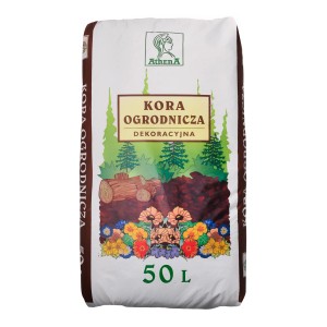 Worek kory ogrodowej dekoracyjnej, 50 litrów.