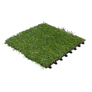 Płytka podestowa ze sztucznej trawy, zielony trawnik na balkon i taras.