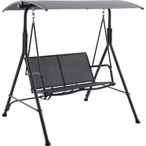 Huśtawka ogrodowa APANGO antracyt 2-osobowa
