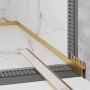 Eviso Listwa czołowa brodzikowa złoto szczotkowane 150 cm_5