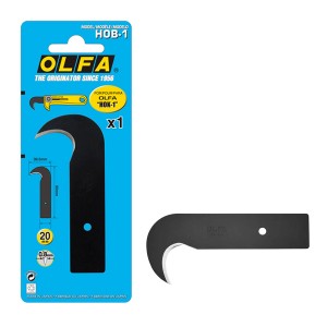 Nóż OLFA HOB-1: Ostrze hakowe do wszechstronnych zadań cięcia.