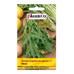 Opakowanie nasion Mizuna (Brassica campestris var. japonica), odmiana z kategorii Nasiona ziół.