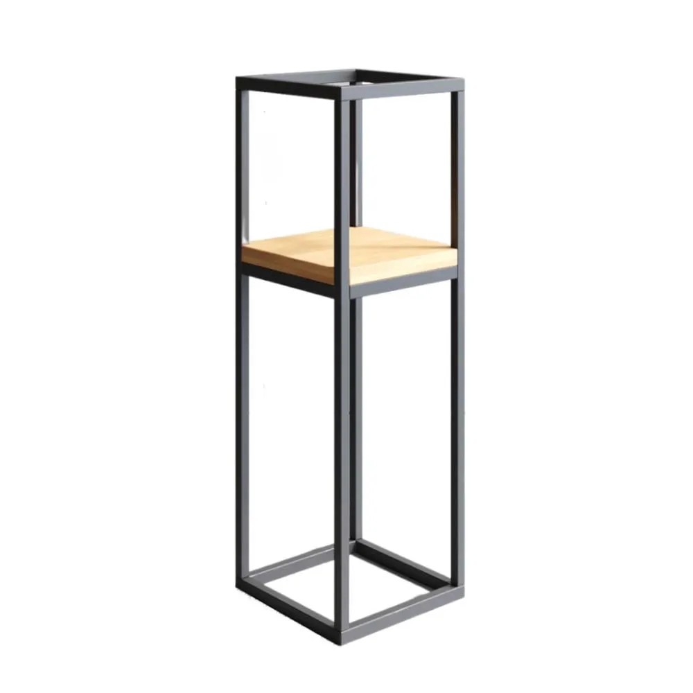 Kwietnik stoj cy anet l czarny d b 23 x 23 x 90 cm kupuj w obi