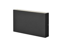 Polux Kinkiet LED góra/dół CHICAGO czarny 11W 900 lm 4000K