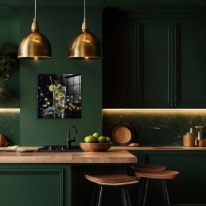 STYLER Obraz Glasspic MOJITO GL508 30 x 30 cm