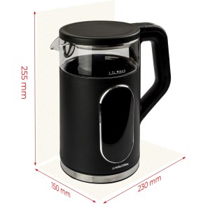 Kalorik Czajnik elektryczny bezprzewodowy JK 2001 B czarny 2200W 1,7L