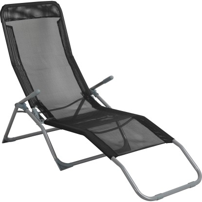 Leżanka plażowa TANGURO czarna