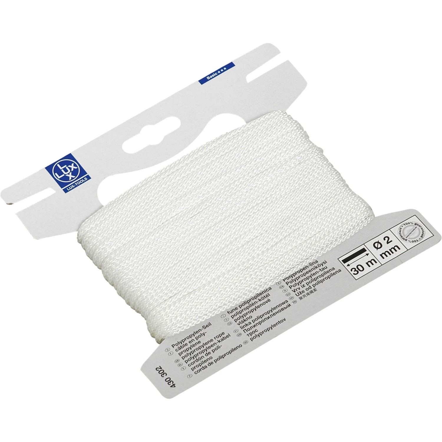 LUX-TOOLS Lina PP śr. 2 mm biała długość30 m