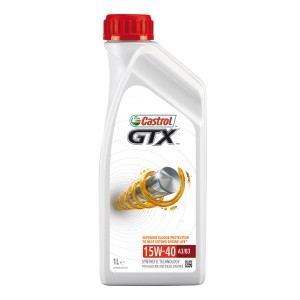 Olej silnikowy Castrol GTX 15W-40, butelka 1 litr do silników benzynowych i diesla.
