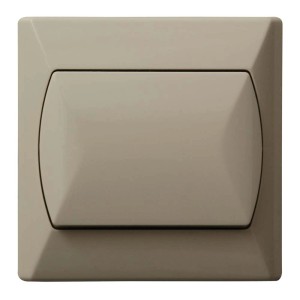 Beżowy włącznik światła do ścian, kategoria: Włączniki i ściemniacze.