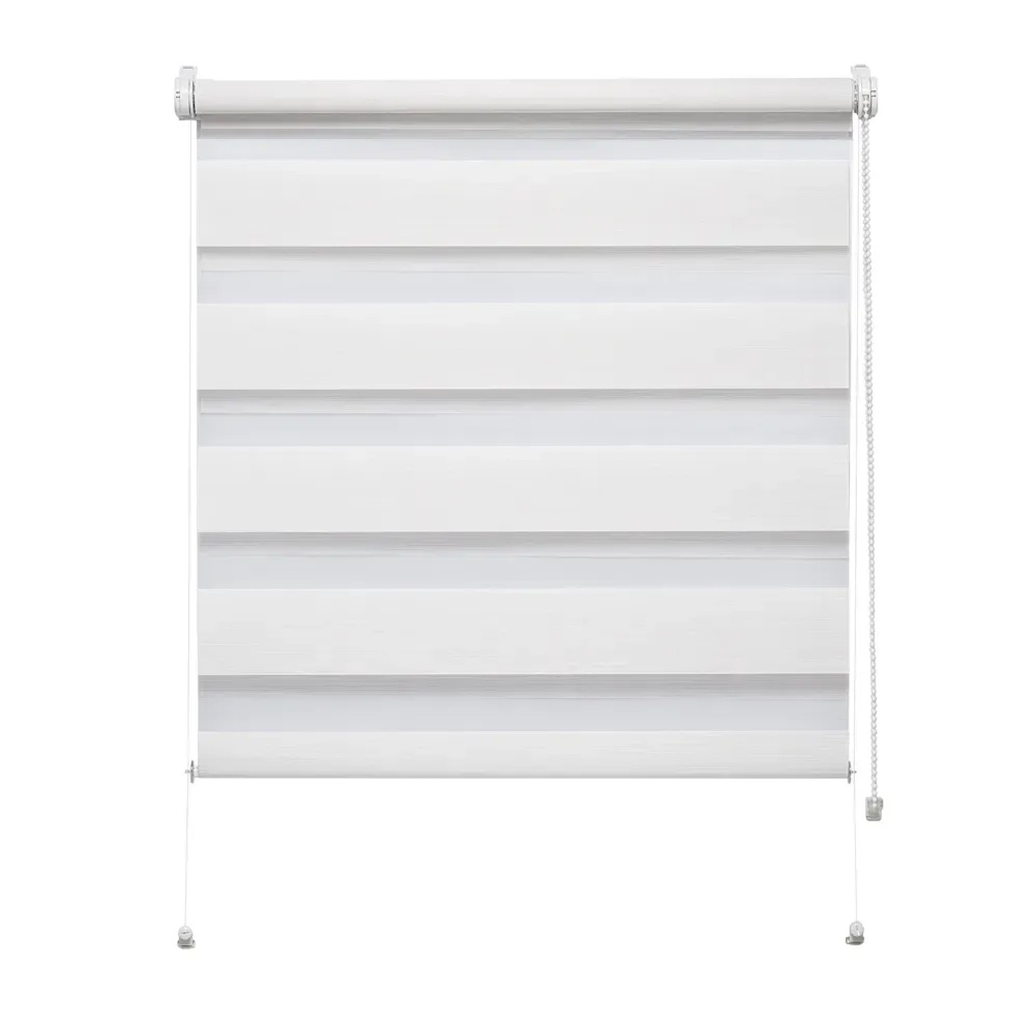 Mini roleta ZEBRA SILK Dzień/Noc jasnobeżowa 68 cm x 140 cm