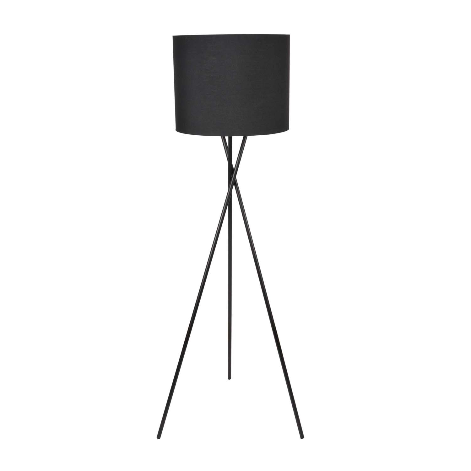 Goldlux Lampa podłogowa TEKLA 1xE27 max. 20W czarna