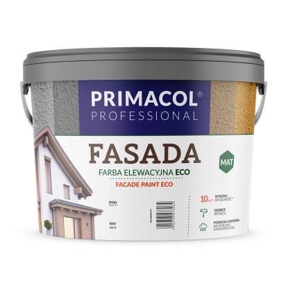 Farba elewacyjna Primacol Fasada Eco 9 l biała