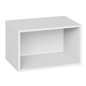 Biała szafka t.b.t. do garderoby lub garderoby kompaktowej.