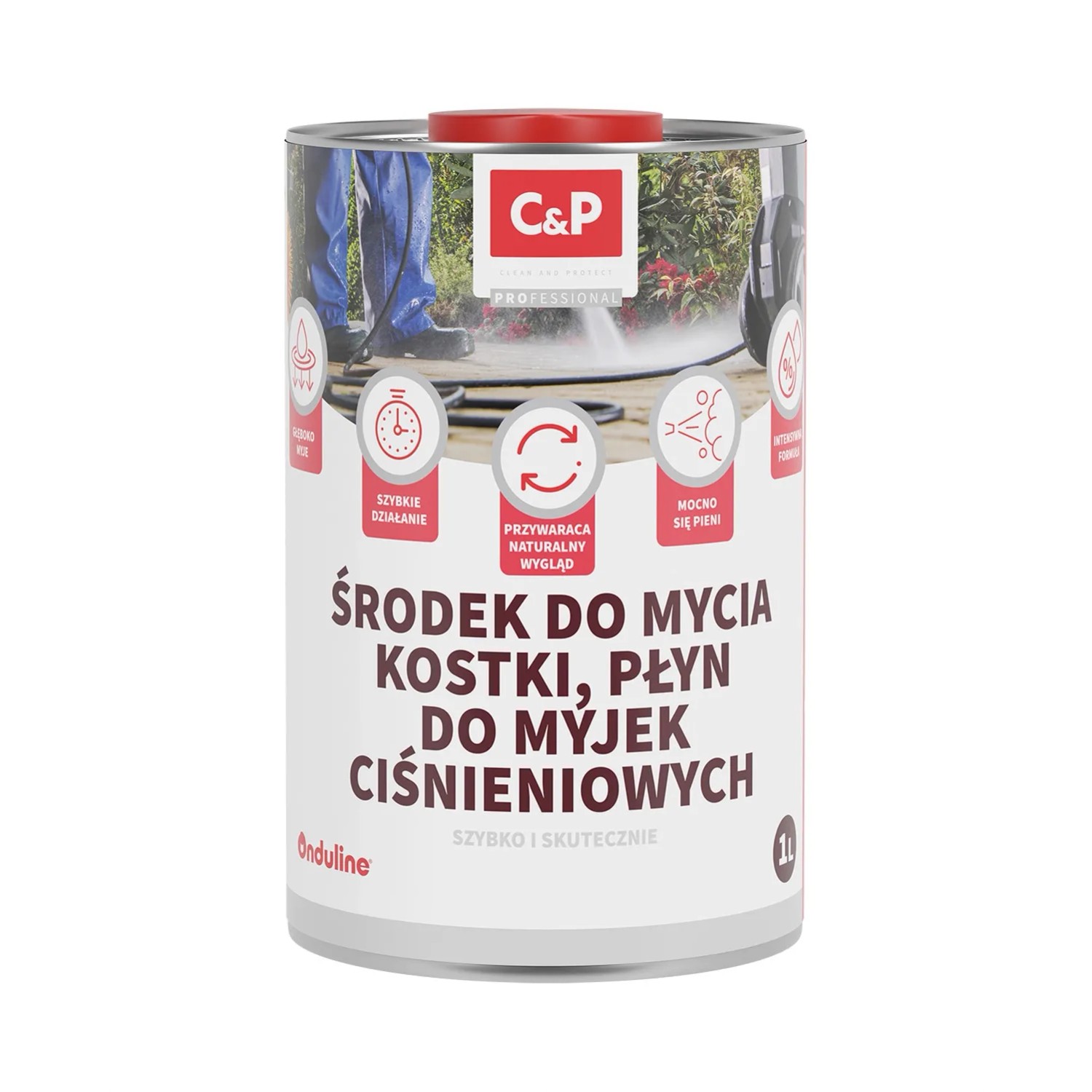 Onduline C&P Środek do mycia kostki, płyndo myjek ciśnieniowych  1l