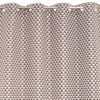 Zasłona KAPRIA na przelotkach 140 cm x 260 cm różowo-niebieska