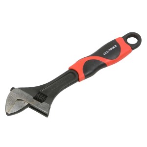 Klucz nastawny LUX 250 mm z ergonomicznym uchwytem, regulowany klucz do różnych rozmiarów.