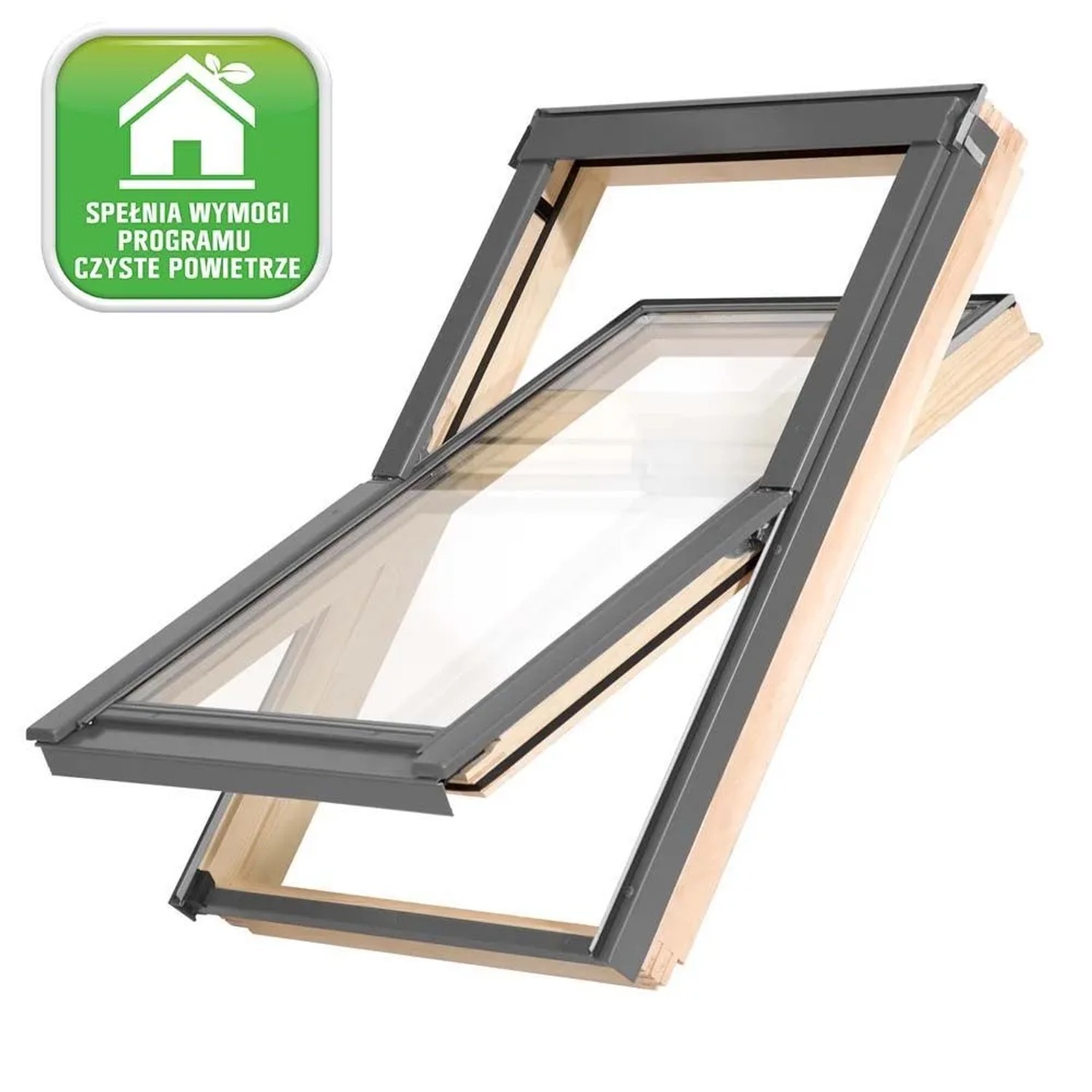 Wenta PRO  Okno dachowe drewniane z nawiewnikiem AVY B900 M6A 78 x 118 cm