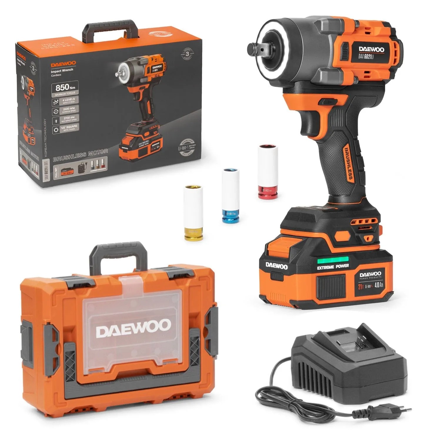 DAEWOO DAX 6021 Li 21V 4,0 Ah — recenzja klucza udarowego: czy warto kupić?