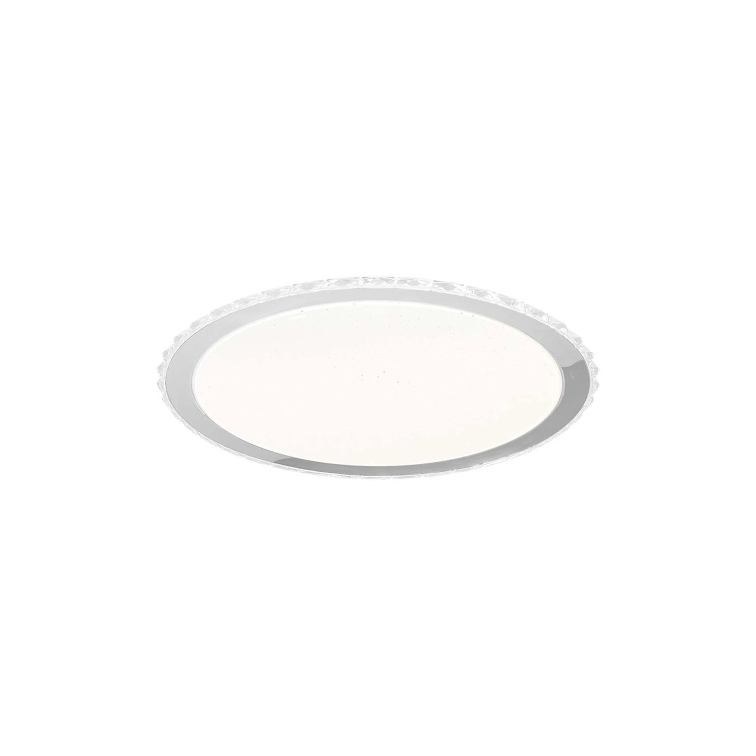 MiLAGRO Plafon LED LAYLA sky effect 50W 3000/4000/6000K 3300lm śr.50cm biały