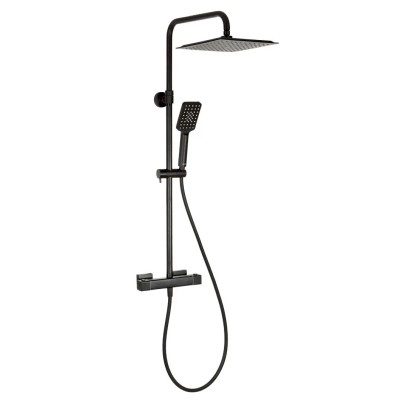 Valvex Kolumna prysznicowa termostatyczna Cubus czarna