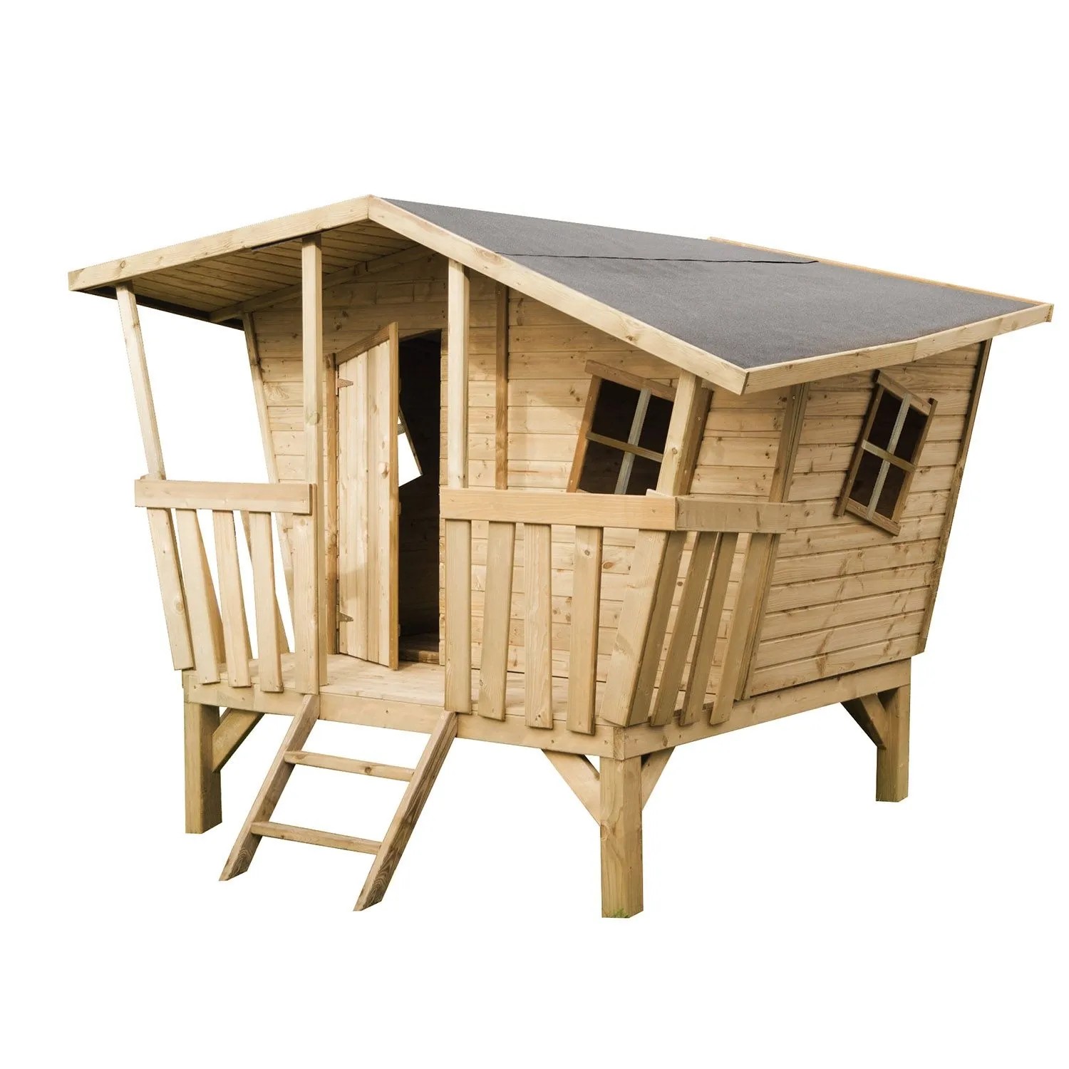 Werth-Holz Domek ogrodowy dla dzieci Crazy - 275x182 cm, wys. 206 cm