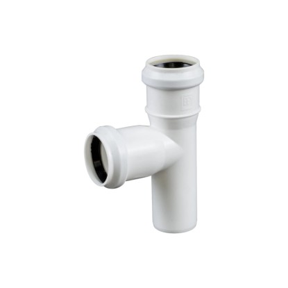 Tycner Trójnik kanalizacyjny 32/32/90 biały