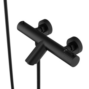 Granitan Bateria wannowa z termostatem Glami czarna