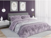 Pościel satynowa PURE SATEEN 160 x 200 cm fiolet