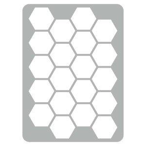 t.b.t. szablon ścienny z wzorem sześciokątnym do kreatywnego dekorowania ścian.