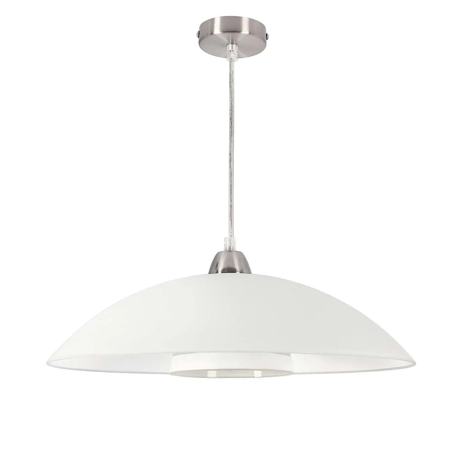 Candellux Lampa wisząca DUETTO 1xE27 40W satynowy nikiel