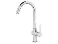 Laveo Bateria zlewozmywakowa stojąca wylewka U Alita chrom