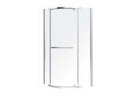 Breez Kabina przysznicowa Rosa 90 półokrągła chrom