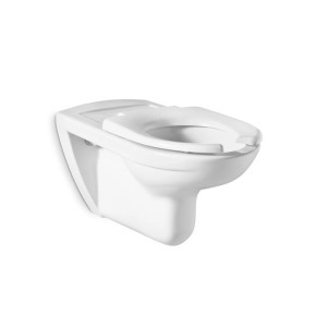 Biała miska wisząca WC t.b.t. do nowoczesnych łazienek.