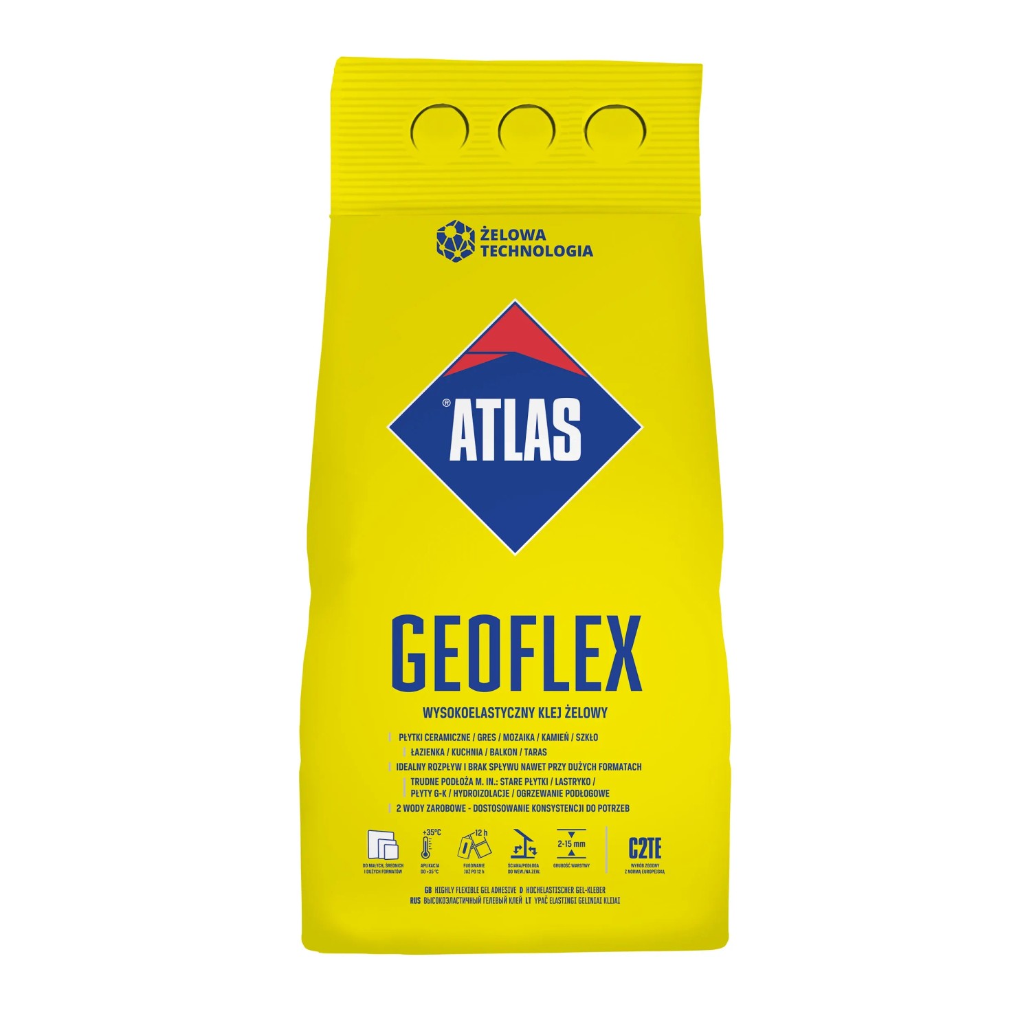 Atlas Geoflex klej żelowy wysokoelastyczny do płytek 5 kg